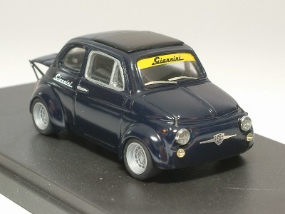 Fiat 500 Giannini 590 GT assetto corsa 1969 blu scuro - Standard Built 1:43